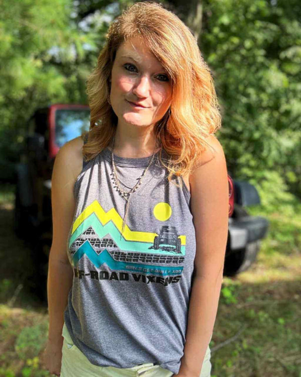 Jeep Adventure Rocker Tank - OFF-ROAD VIXENS CLOTHING CO.