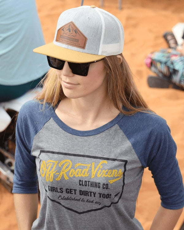 Kick Ass Baseball Tee - BB - OFF-ROAD VIXENS CLOTHING CO.