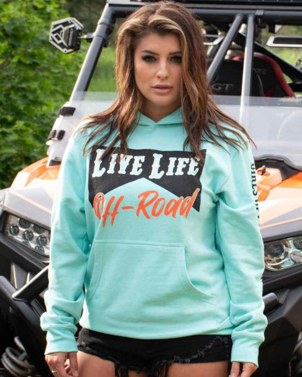 Live Life Off-Road Unisex Pullover Hoodie - OFF-ROAD VIXENS CLOTHING CO.