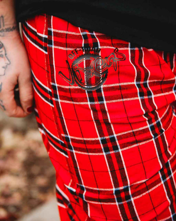 Merry Braaapmas Ladies Flannel Pant - OFF-ROAD VIXENS CLOTHING CO.