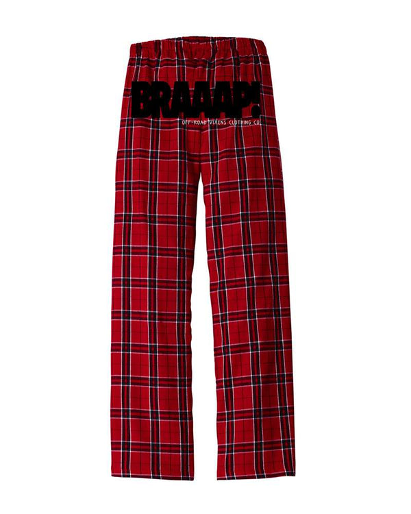 Merry Braaapmas Ladies Flannel Pant - OFF-ROAD VIXENS CLOTHING CO.