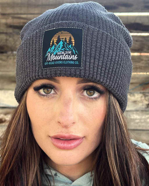 Mountain Time Beanie - OFF-ROAD VIXENS CLOTHING CO.