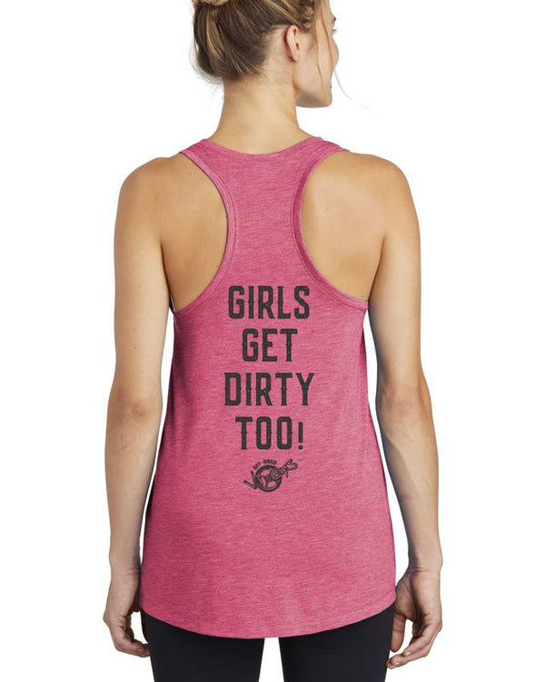 No Roads Tank - Pink - OFF-ROAD VIXENS CLOTHING CO.