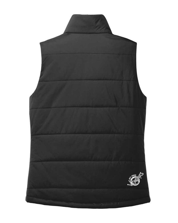 Race Life Ladies Puffy Vest - OFF-ROAD VIXENS CLOTHING CO.