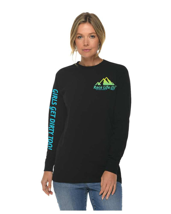 Race Life Unisex LS Tee - OFF-ROAD VIXENS CLOTHING CO.