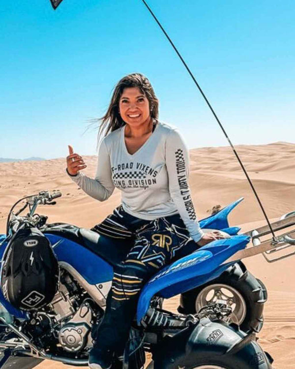 Racing Division LS Tech Tee - Silver - OFF-ROAD VIXENS CLOTHING CO.