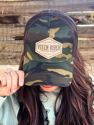 Rebel Camo Trucker - OFF-ROAD VIXENS CLOTHING CO.