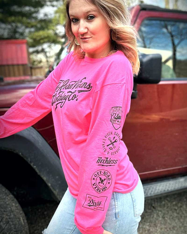 Rewind 2.0 Unisex Long Sleeve - OFF-ROAD VIXENS CLOTHING CO.