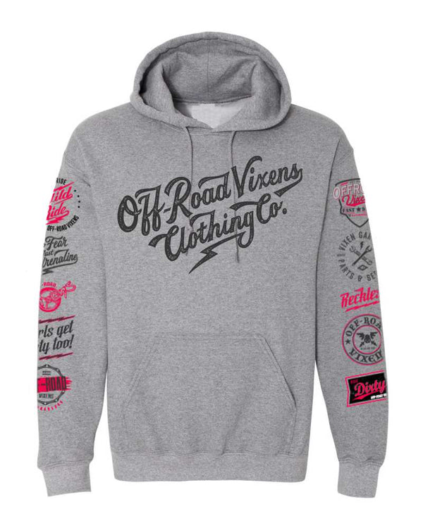 Rewind Heavyweight Hoodie - OFF-ROAD VIXENS CLOTHING CO.