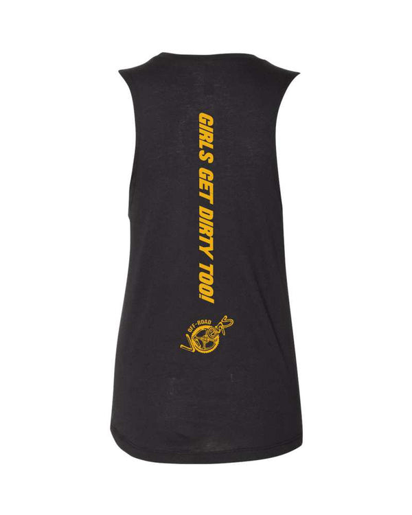Ride Fast Muscle Tank Black - OFF-ROAD VIXENS CLOTHING CO.