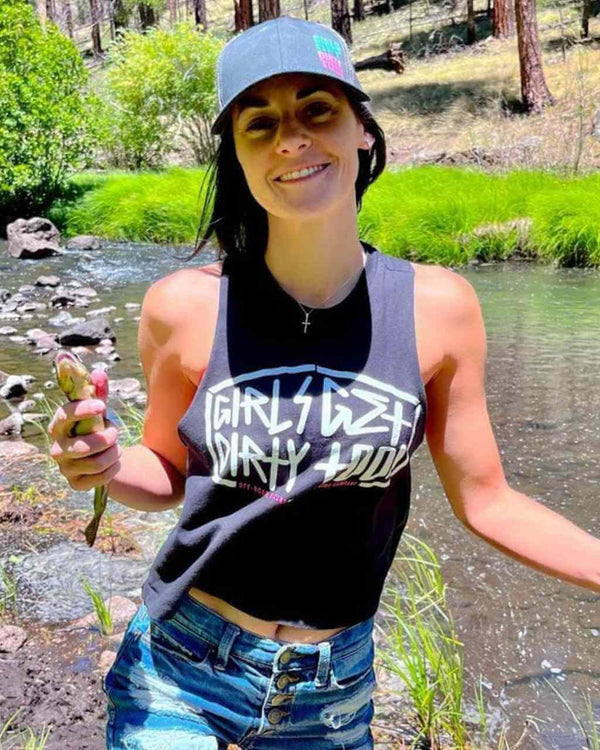 Rock On! Cropped Tank - OFF-ROAD VIXENS CLOTHING CO.