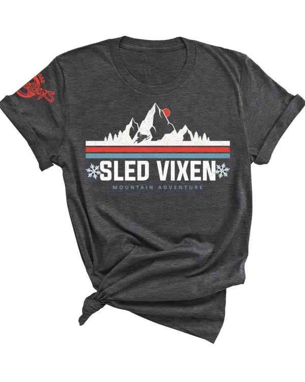 Sled Vixen Mountain Adventure Unisex Tee - OFF-ROAD VIXENS CLOTHING CO.