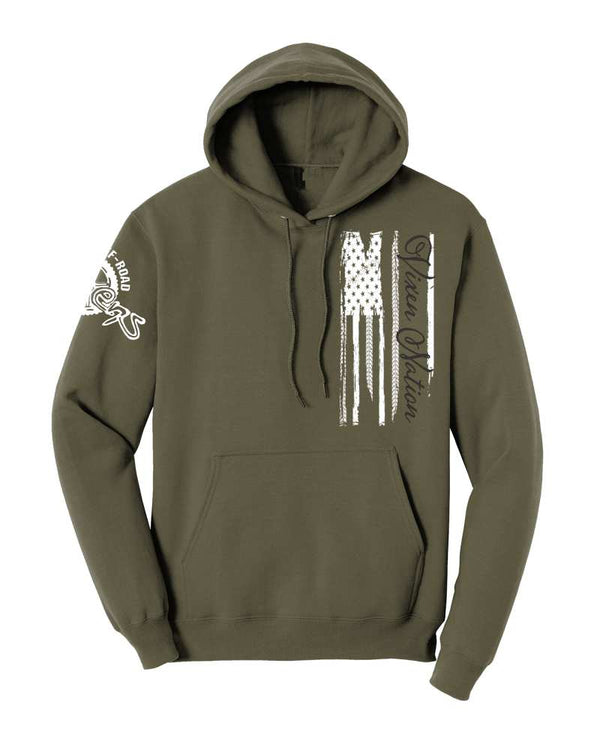 United We Stand Unisex Pullover Hoodie - OFF-ROAD VIXENS CLOTHING CO.
