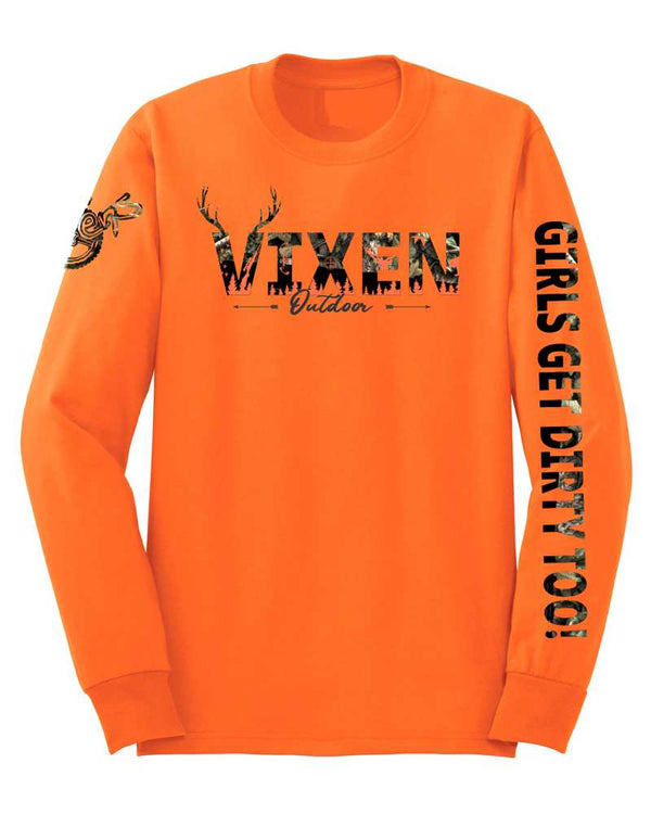 Vixen Huntress Unisex LS Tee - OFF-ROAD VIXENS CLOTHING CO.