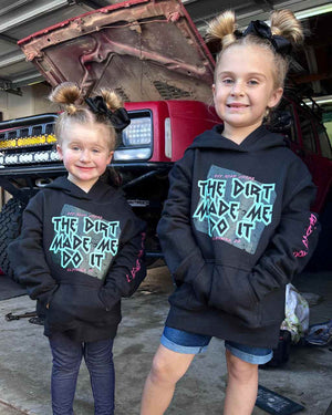 Youth Dirt Made Me Hoodie - OFF-ROAD VIXENS CLOTHING CO.
