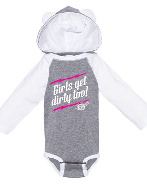 Youth - Lightning L/S Onesie - Ears - OFF-ROAD VIXENS CLOTHING CO.
