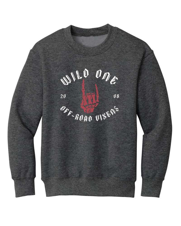 Youth Wild One Crewneck - OFF-ROAD VIXENS CLOTHING CO.